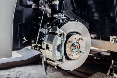 brake pad replacement and servicing